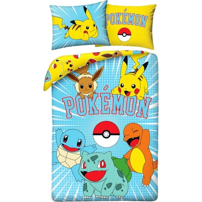 Halantex SP. z.o.o. Pokémon posteľná bielizeň verzia 14, 140 x 200 cm 70 x 90 cm
