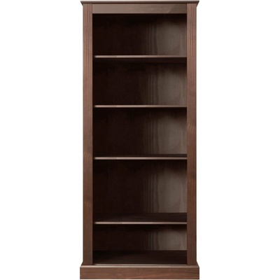 Hnedá knižnica z borovicového dreva 181x31 cm Mille – Støraa