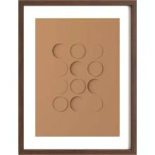 Idealform Poster no. 3 Shadow forms Barva: Terracotta, Velikost: 300x400 mm