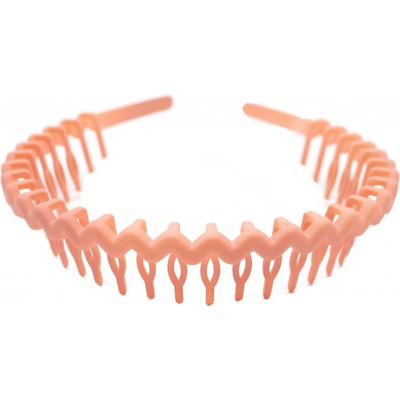 Matná čelenka s hřebínkem černá – Zboží Mobilmania