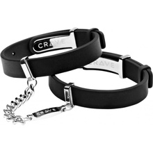 Crave ID Cuffs Black Silver