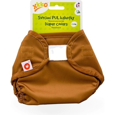 XKKO Svrchní PUL kalhotky Newborn Honey Mustard