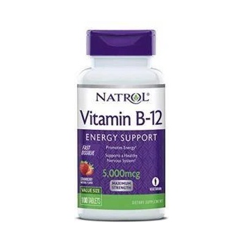 Natrol Витамин Б12, Vitamin B-12 5000mcg Fast Dissolve / 100tabs. , 2743