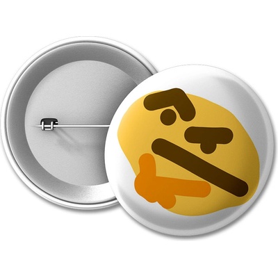 MemeMerch placka Thinking Emoji