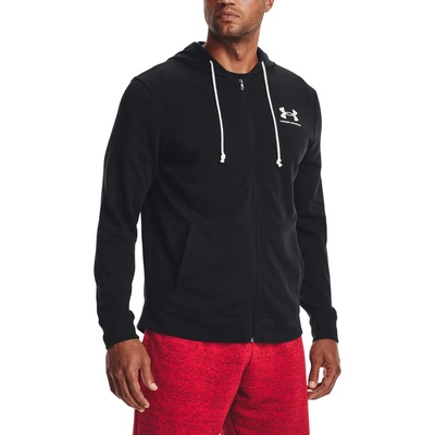 Mikina s kapucí Under Armour UA Rival Terry LC FZ-BLK 1370409-001 Velikost XL - Prodloužená doba na vrácení do 15.1.2025