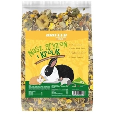 Biofeed Rodent and Rabbit univerzálne krmivo pre králiky a hlodavce 10 kg