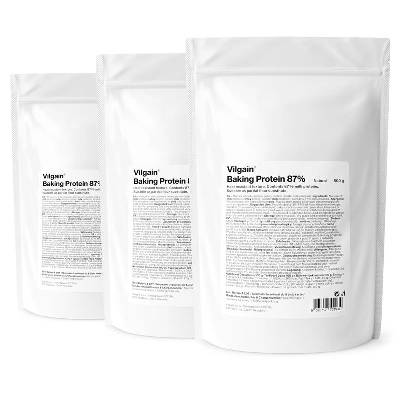 Vilgain 87 % Proteín na pečenie – 3× 500 g