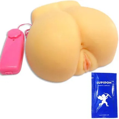 CupidON Toys USA Вибрираща вагина и дупе с естествени размери + подарък лубрикант