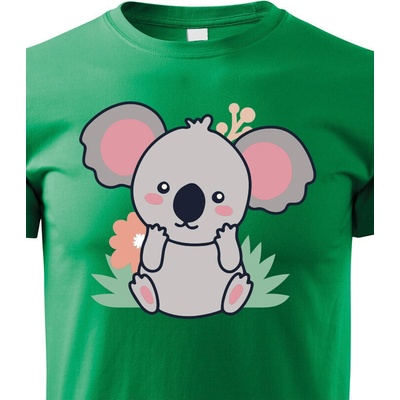 dětské triko Koala zelená