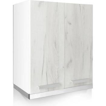 Matis Кухненски шкаф горен с две врати за аспиратор in va60/68 снежен дъб