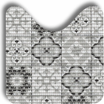 Image 1 of ПОСТЕЛКИ ЗА БАНЯ СОФТИ-СЕТ U 80x48+48x48 ПЛОЧКИ АНТИК ЧЕРНО (50179643)