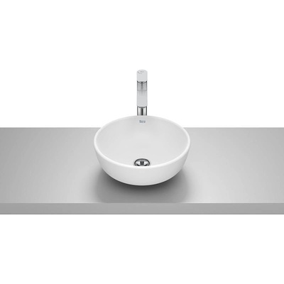 Roca Умивалник Optica за монтаж върху плот, без преливник, ф 350 х 130 mm, matt white (A327C12620)