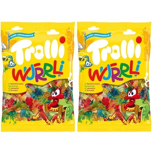 Trolli Wurrli Плодови земни червеи 200гр 2 бр