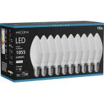 Mexen Nova 10x LED крушка E14, C37, 10W, неутрална - 4000K, 1055 lm - L102-E14-1040-01x10 (L102-E14-1040-01x10)