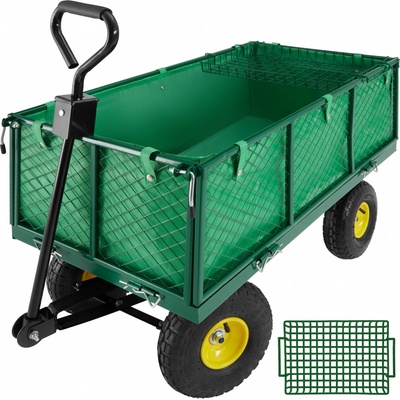 Prepravný vozík tectake 401418 zahradní s košíkem