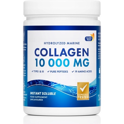 Swedish Nutra Kolagén 10000 mg kolagén v prášku 300 g