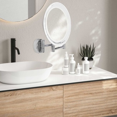 Lanaform WALL MIRROR X10 -LED стенно огледало с увеличителен ефект x10