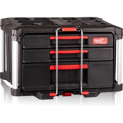 Milwaukee PACKOUT box na nářadí se zásuvkami 2+1 4932493190