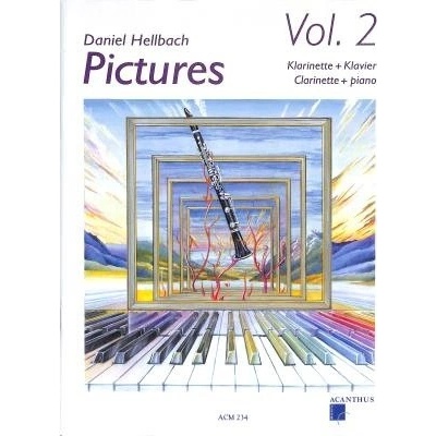 Pictures 2 + CD klarinet a klavír od Hellbach Daniel