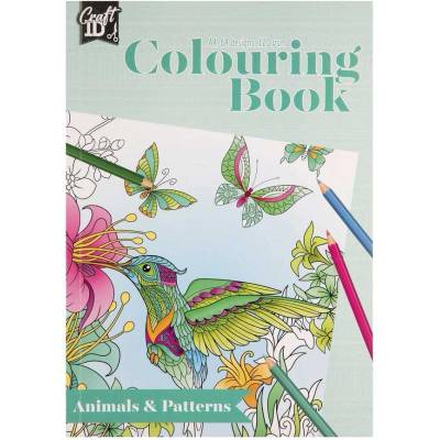 Craft ID Книжка за оцветяване Животни, А4, 32 листа (5525100174)