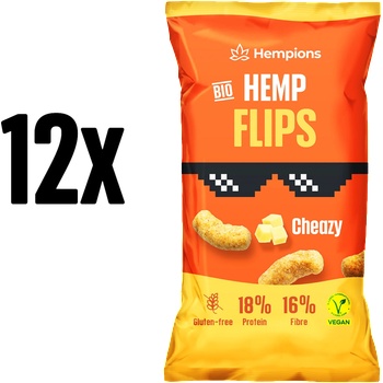Hempions Био конопени снакс флипс със сирене - 12 x 70 g