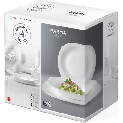 Bormioli Rocco sada tanierov Parma Tavola 18 ks