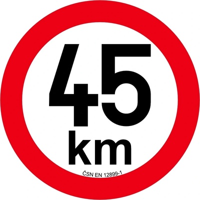 Obmedzenie rýchlosti 45 km retroreflexné pr. 200 mm