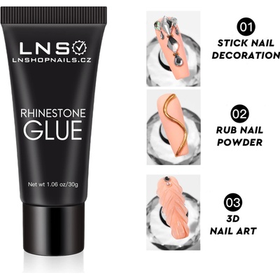 Lns Prémiové lepidlo na kamínky 3 in 1 30 g