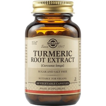 Solgar Turmeric Root Extract, 60 растителни капсули, Solgar