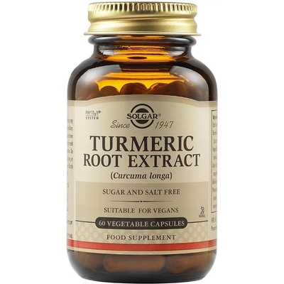 Solgar Turmeric Root Extract, 60 растителни капсули, Solgar
