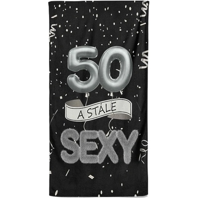 Impar osuška 140 x 70 cm stále sexy 50 černá