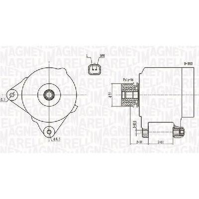 Alternátor MAGNETI MARELLI 063731762010