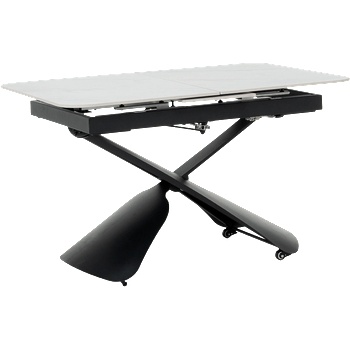 Carmen Разтегателна маса с повдигащ механизъм cagua - бяла (3531058)