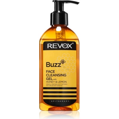 Revox Buzz Face Cleansing Gel енергизиращ почистващ гел за лице Lemon & Honey 180ml
