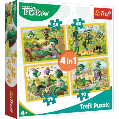 Trefl Treflíci Společné chvíle 4v1 35,48,54,70 dielov