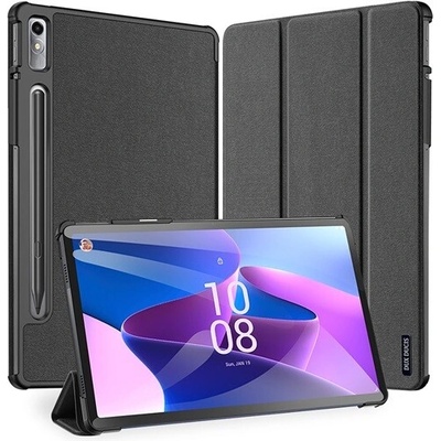 Dux Ducis Domo Lenovo Tab P11 Pro Gen2 puzdro, stojan, koženkový vzhľad, aktívny Flip, držiak na stylus, Čierne