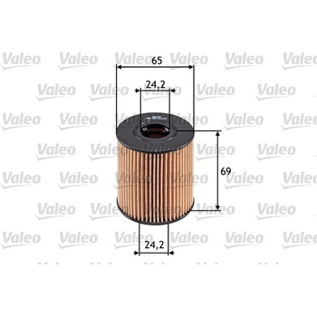 VALEO Olejový filter 586503