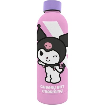Kids Licensing Бутилка за вода Kids Licensing - Hello Kitty, Kuromi, Soft Touch, 800 ml (KU00003)