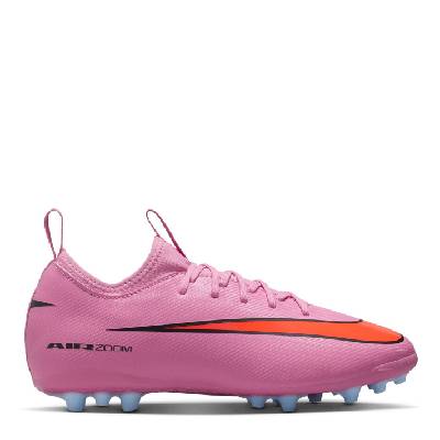 Юношески футболни бутонки Nike Zoom Mercurial Vapor 16 Academy Juniors Artificial Ground Football Boots - Pink/Black