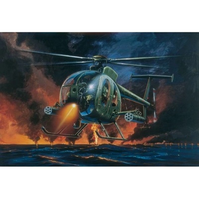 Italeri Model Kit Hughes AH 6 Night Foxt 0017 1:72