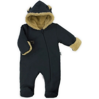 Zimní kojenecký overal Nicol Miki graphite šedá – Zboží Dáma