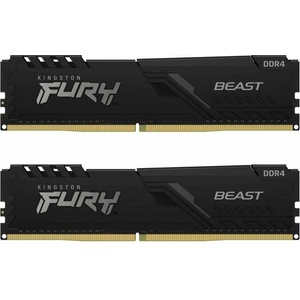 Kingston FURY Beast 16GB (2x8GB) DDR4 3600MHz KF436C17BBK2/16