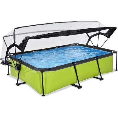 Exit Toys Lime s kartušovou filtrací a kopulí 300 x 200 cm zelená