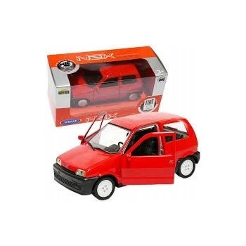 Fiat Cinquecento model v mierke 39 model WELLY Nex červený 1:34