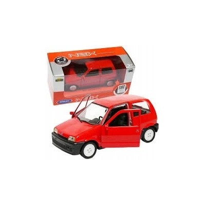Fiat Cinquecento model v mierke 39 model WELLY Nex červený 1:34