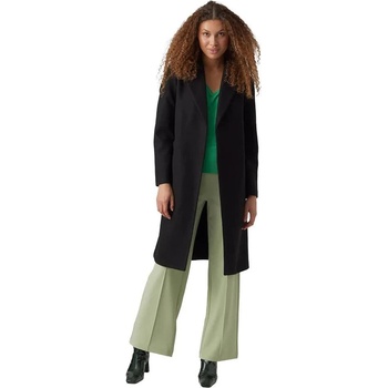 VERO MODA Палто Vero moda Fortuneaya coat - Black (Black / Detail Solid)