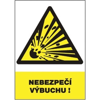 ČERVA Tabulka bezpečnostní - Nebezpečí výbuchu 9903000199999