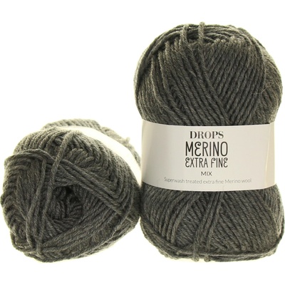 Drops Merino Extra Fine 04 šedá