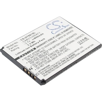 Cameron Sino Батерия за Alcatel One Touch, Alcatel OT, TCL A, Vodafone (eq. CAB31L0000) 900mAh (CS-OT891SL)