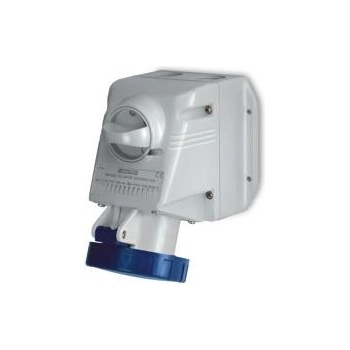 SCAME Промишлен контакт с ключ 0/I 2P+Е 16A IP66 серия Optima модел Combi - 518.1653TS (518.1653TS)